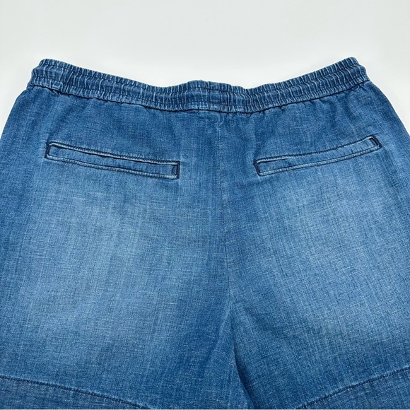 Evereve Elodie Chambray Short Casual Size Large - Picture 9 of 13